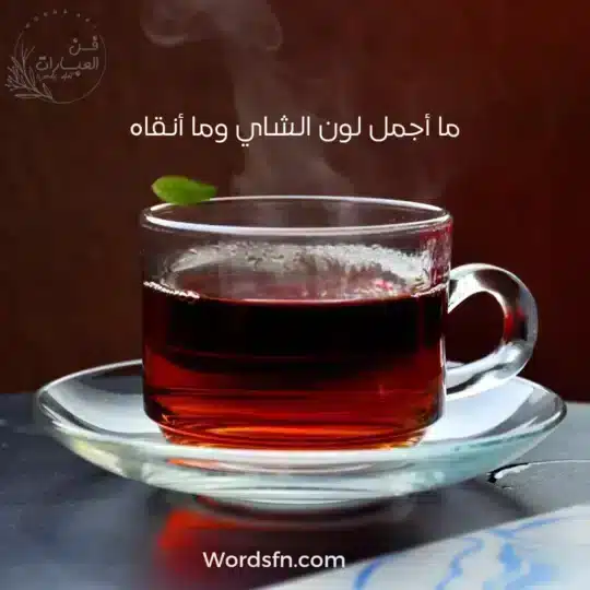 أجمل عبارات عن الشاهي