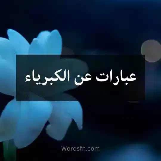 عبارات عن الكبرياء