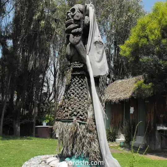 تمثال لا يورونا في جزيرة زوتشيميلكو، المكسيك 